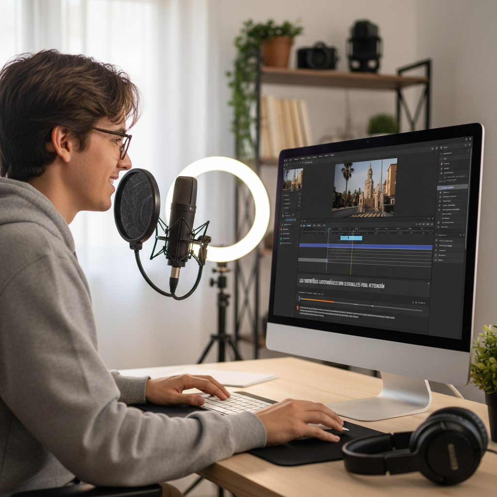 Los subtítulos automáticos son esenciales para retención.